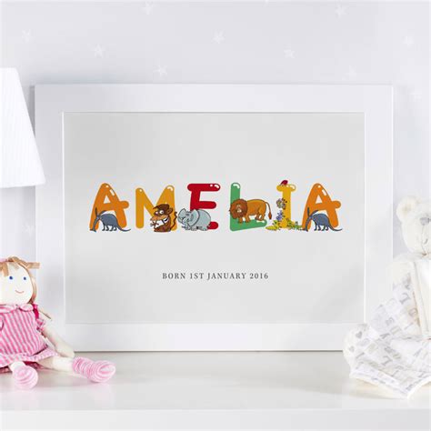 Personalized Children's Name Art Prints & Canvases | Chatterbox Walls