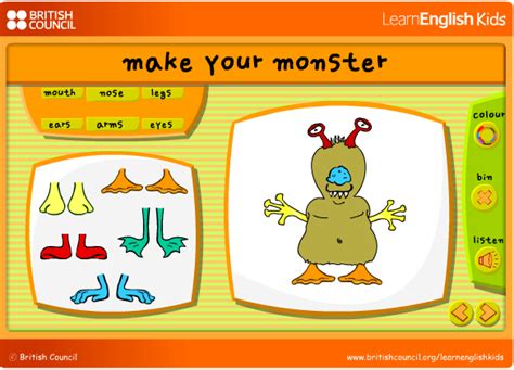 Make your monster | Easy Peasy English