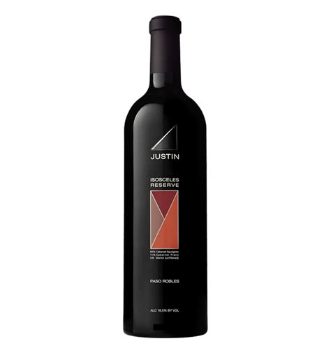 Justin Isosceles Reserve Paso Robles Red Wine 2016 750ml $148 - Uncle Fossil Wine&Spirits