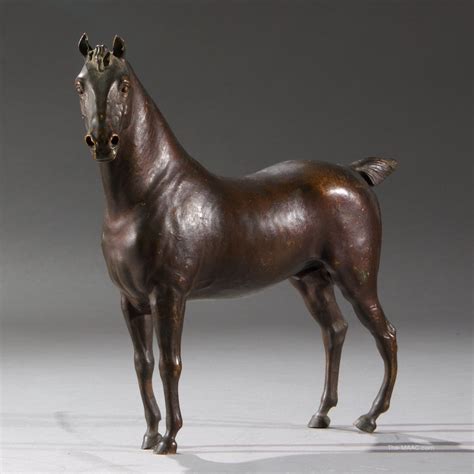 Antique Bronze Horse Sculpture - Manhattan Art and Antiques Center