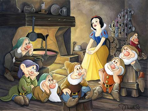 Michelle St Laurent Someday From Snow White and the Seven Dwarfs Disney Fine Art Giclee On Canvas