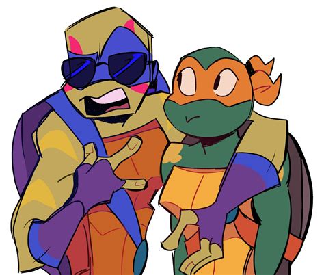 rottmnt leo mikey freetoedit sticker by @bootyshak3r9000