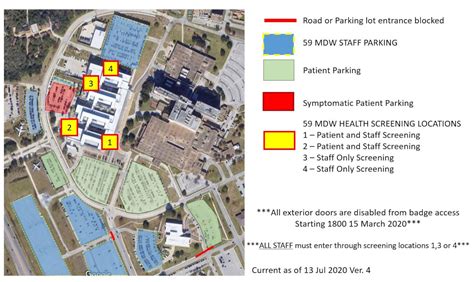 Wilford Hall Updates Entry Points, Changes COVID Drive-Thru Screening Location > 59th Medical ...