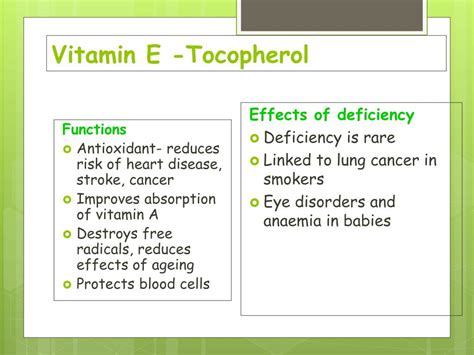 PPT - Vitamin E - Tocopherol PowerPoint Presentation, free download ...