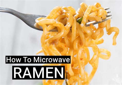 How To Microwave Ramen Noodles | KitchenSanity