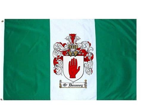 O'Devaney Coat of Arms Flag / Family Crest Flag – Family Crests / Coat ...