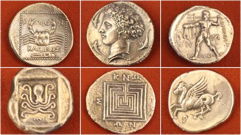 Greek Coins (Illustration) - Ancient History Encyclopedia