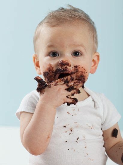 chocolate face | Kids treat, Cute kids, Cute little baby