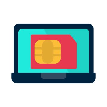 Sim Card Flat Icon Vector, Card, Chip, Connection PNG and Vector with ...