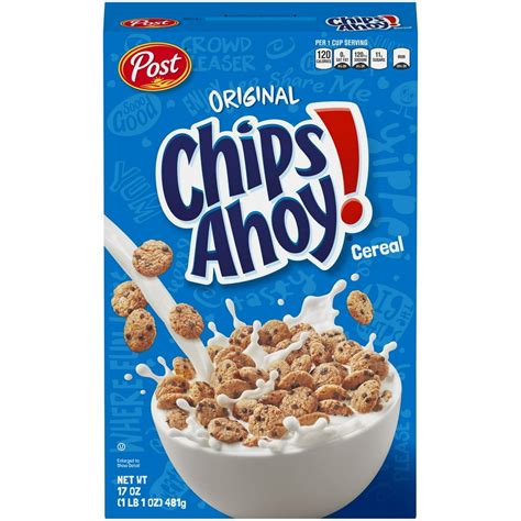 Post Chips Ahoy! Breakfast Cereal, 17 Ounce boxes - Walmart.com ...