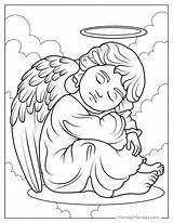 Angel Babies Coloring Pages sketch template