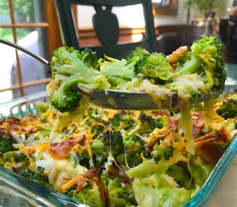 Easy Cheesy Broccoli Bacon Casserole - Culinary Lion