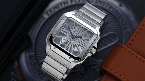 Cartier Santos De Cartier Skeleton - Ticking Way