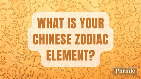 Chinese Zodiac Elements: Which One Is Yours? - Parade