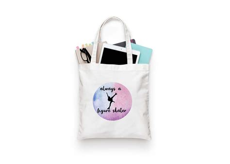 Figure Skater Tote Bag Ice Skating Bag Figure Skating - Etsy