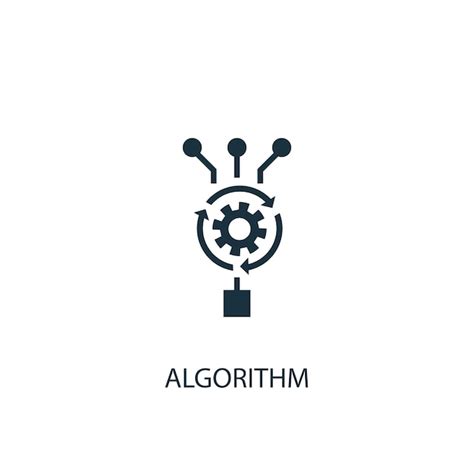 Premium Vector | Algorithm icon. simple element illustration. algorithm ...