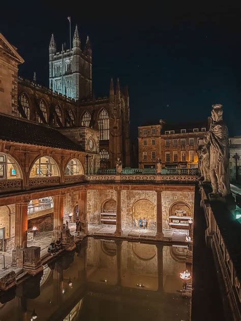 Roman Baths At Night - Visit The Magical Torchlit Summer Evenings!