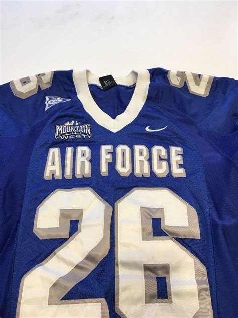 Game Worn Used Nike Air Force Falcons Football Jersey Size Medium #26 – D1Jerseys