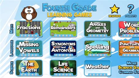 Fourth Grade Learning Games - App Preview - YouTube