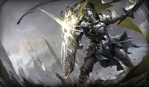 1440x3200px | free download | HD wallpaper: sword, fantasy, soldier, armor, weapon, Warrior ...