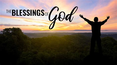 The Blessings of God - Free Personal Growth Resources