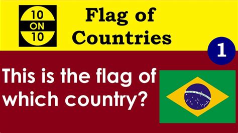 Quiz - Flag of Countries I Part-01 I Challenge Yourself I - YouTube