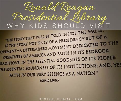 Why you Should Take your Kids to the Ronald Reagan Presidential Library ...