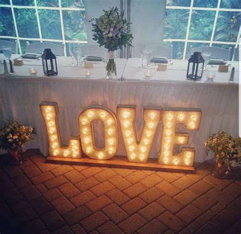 Wedding Marquee Sign Rentals in Minnesota | Lulu Event Rentals