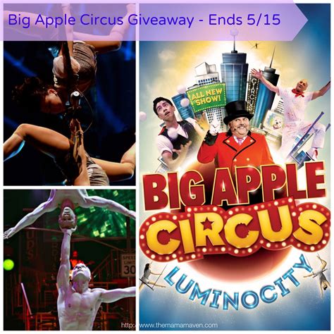 Giveaway: Big Apple Circus Tickets - Ends 5/15 - The Mama Maven Blog | Big apple circus ...