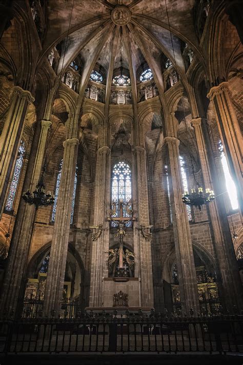 Barcelona Cathedral Interior Photograph by Joan Carroll