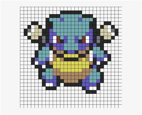 Blastoise Sprite Perler Bead Pattern / Bead Sprite - Pokemon Pixel Art ...