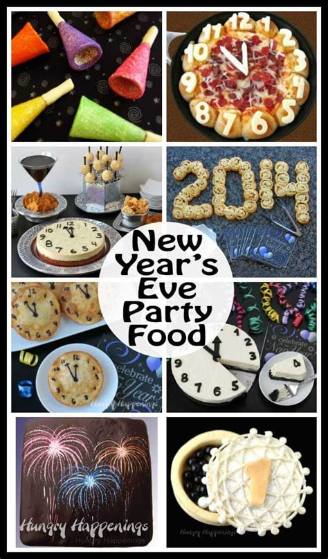 New Year's Eve Party Food- Parmesan Artichoke Cheesecake Countdown Clock and Mini Time's Square ...