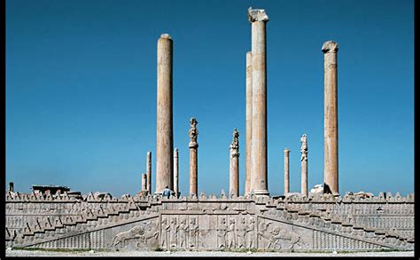 Audience Hall (apadana) of Darius and Xerxes. Persepolis, Iran. Persian ...