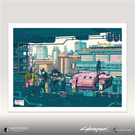 Cyberpunk 2077: Night City Fine Art Print – Dark Horse Direct