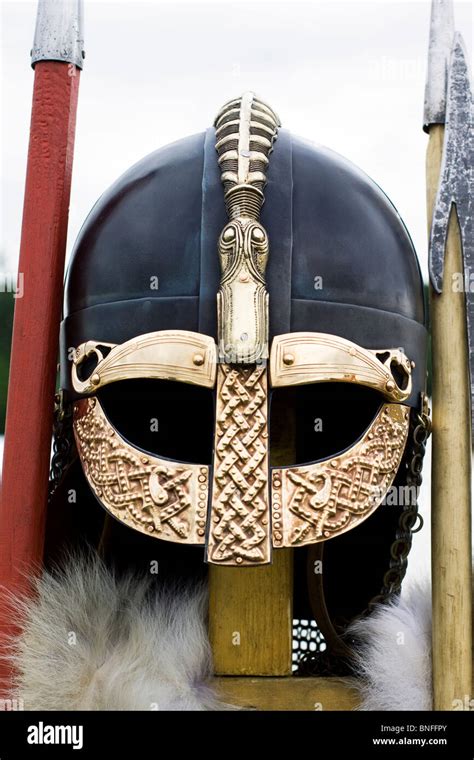 Saxon helmet hi-res stock photography and images - Alamy