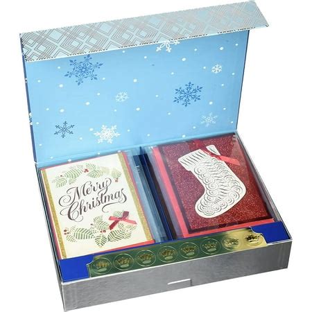 Hallmark Christmas Handmade Boxed Assorted Greeting Cards Set (Pack of ...