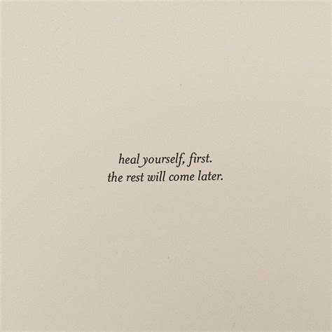 quotes + design on Instagram: ““heal yourself, first. the rest will ...