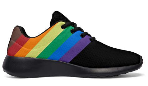 Rainbow Band Sneakers - Sports Running Shoes – CustomKiks.com