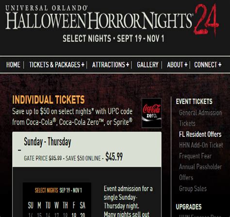 How much are universal studios halloween horror nights tickets | ann's blog