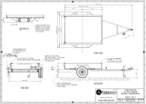 Build your own box trailer with these professionally designed and detailed box trailer plans ...