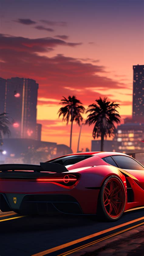 Wallpaper GTA 6, Vice City, fan art, 4K, Games #24949