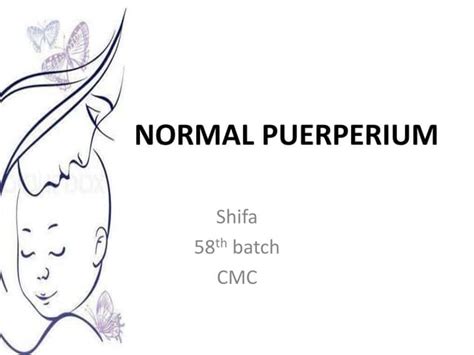 Normal puerperium | PPT | Free Download