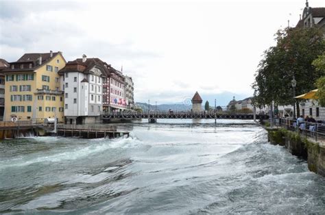 Lucerne, Switzerland stock photo. Image of light, night - 63470120