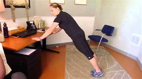 Desk Push Up - YouTube