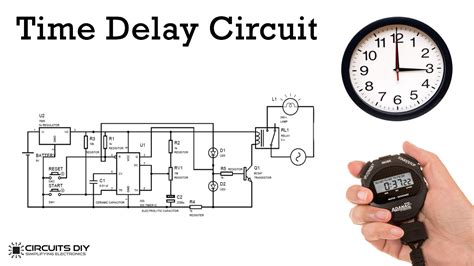 Simple Time Delay Circuit using 555 Timer