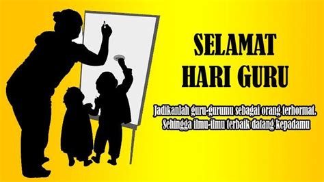 13 Poster Gambar Ucapan Selamat Hari Guru 2022, Lengkap Kata-kata Mutiara, Bagikan ke Media ...