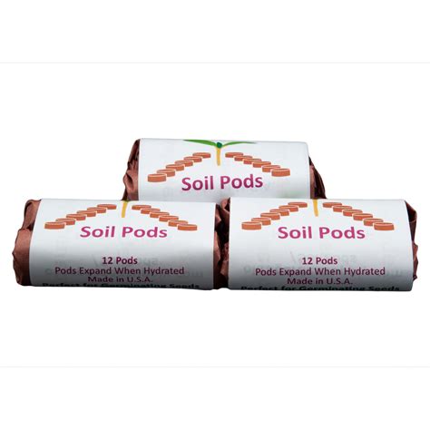 Soil Pods - Simple Seed Germination - Easy to Open and Use - No Mess - Fun Family Project ...