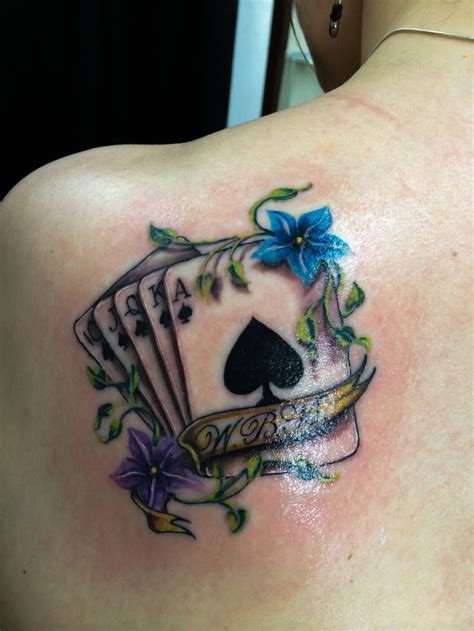 Deck of cards tattoo Blacky's tattoo studio | Card tattoo, Tattoo designs, Tattoos