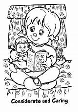 Caring Pictures To color  Clip Art Library sketch template