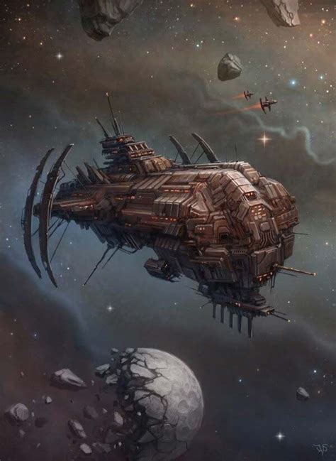 75 Cool Sci Fi Spaceship Concept Art & Designs